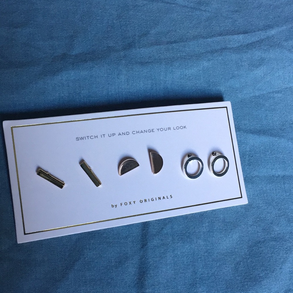 Foxy Originals Brand New Three Pack Stud Earrings
